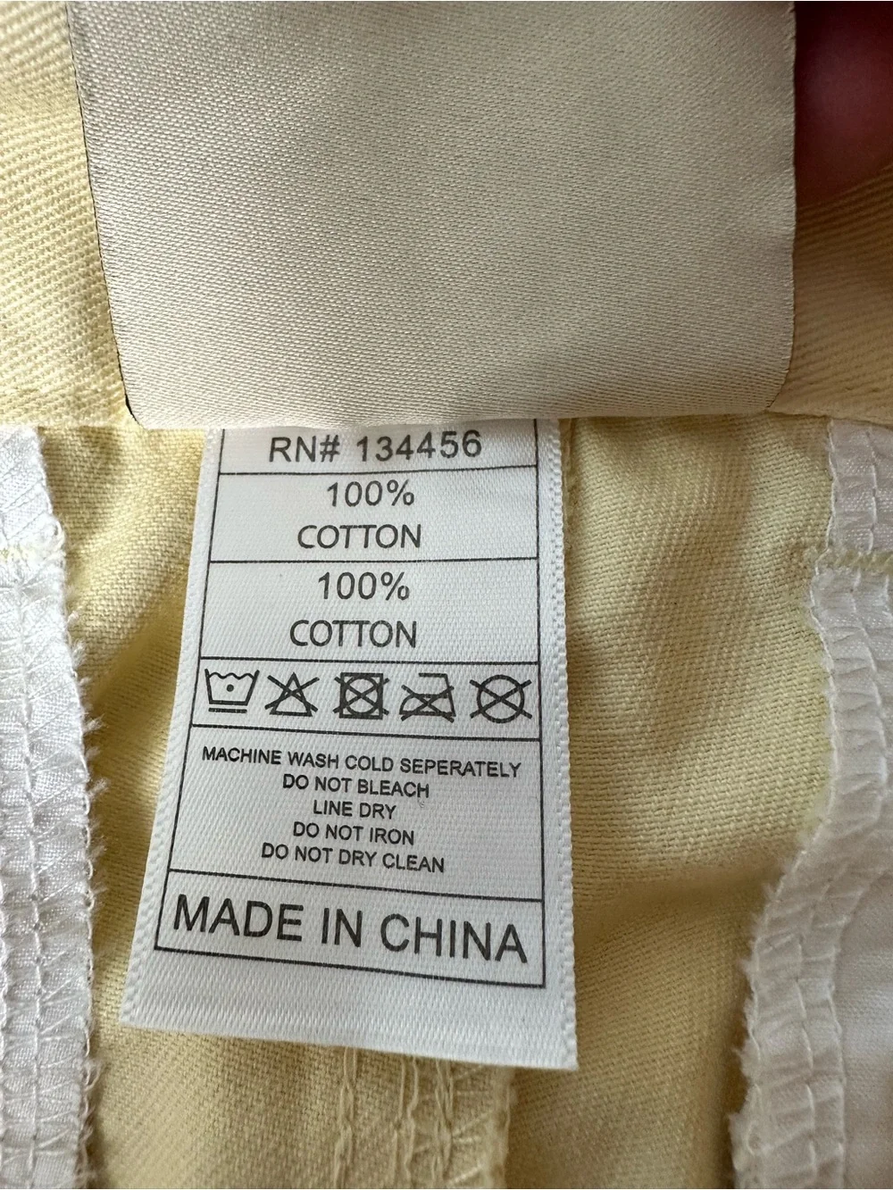 Watson Studios World Work Yellow Cargo Shorts  With Pearls and Dice Chain Size S